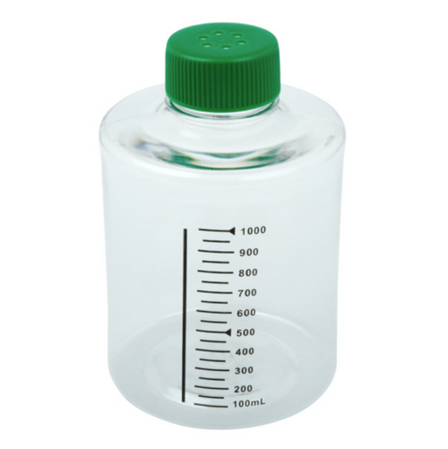 490cm2 polystyrene tissue culture treated roller bottle vented cap rnase and dnase free individually wrapped sterile 