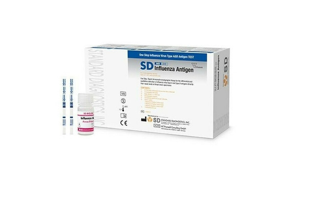 SD BIOLINE Influenza Antigen rapid test, 25 tests/kit